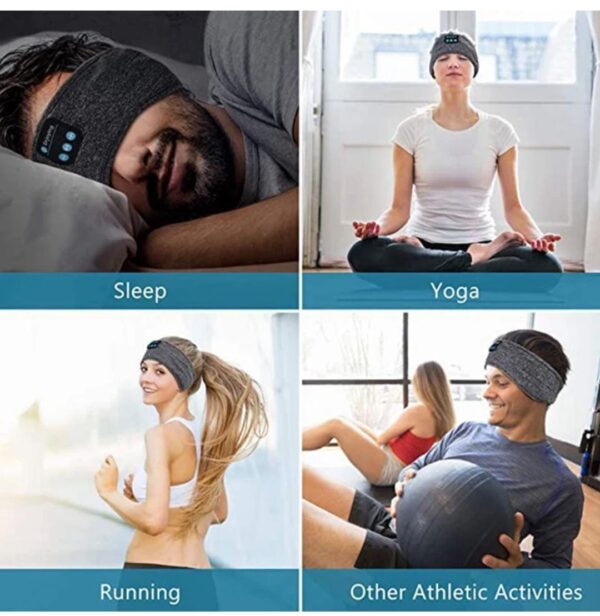 Vincha con auriculares para dormir, meditar o hacer deporte