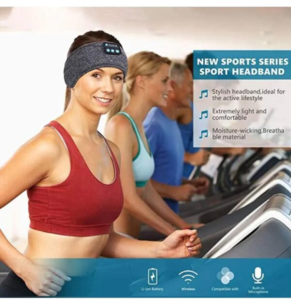 Vincha con auriculares para dormir, meditar o hacer deporte